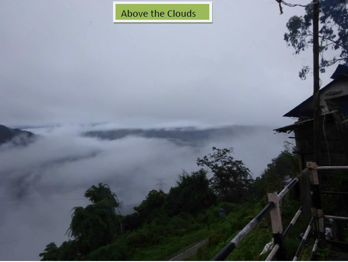 Above the clouds in Bhutan