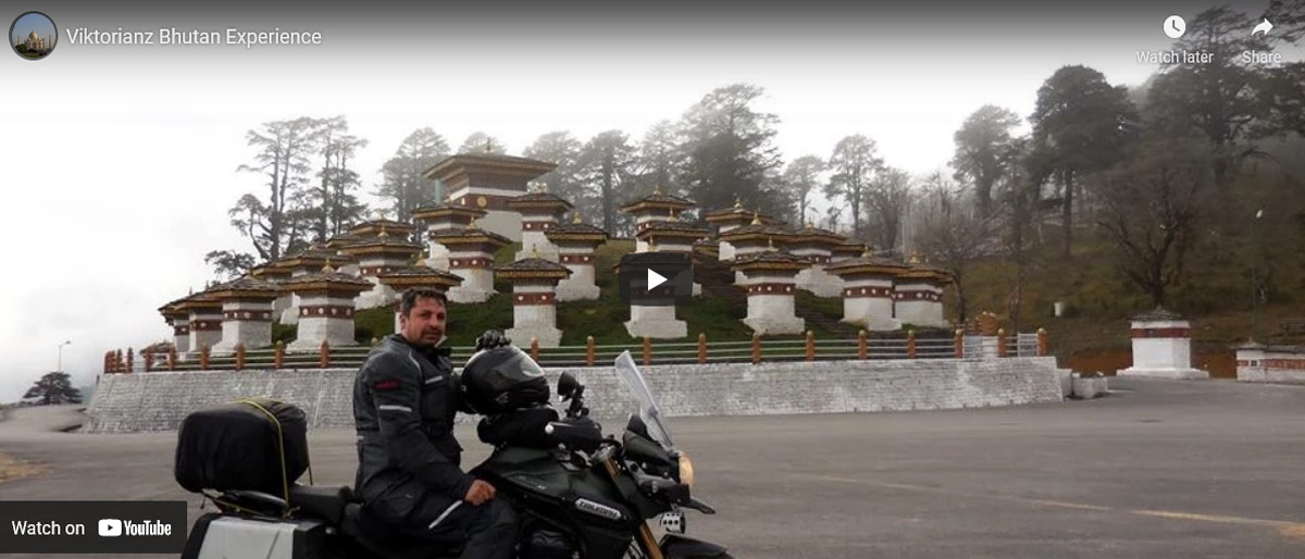 Bhutan bike trip video