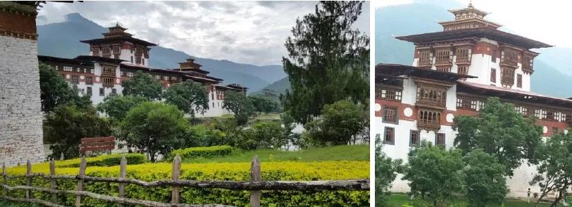 Photographs at Punaka Dzong