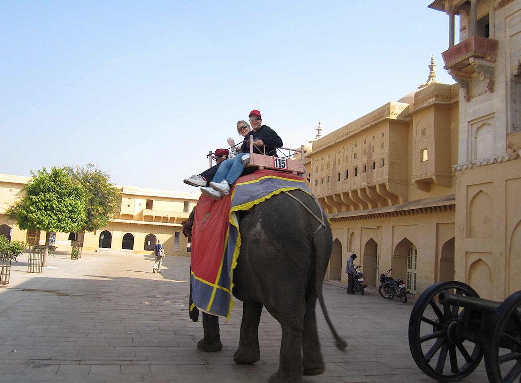 Elephant ride in Rajasthan