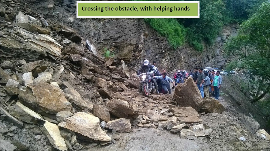 Crossing the obstacle