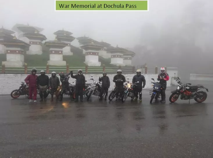 War memorial at dochula pass